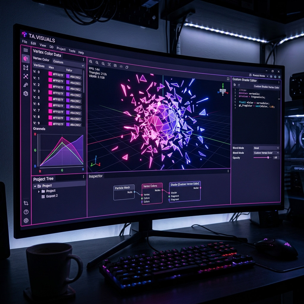 UnityでMeshを放出するParticle Systemで頂点カラー（Vertex Color）が反映されないバグ