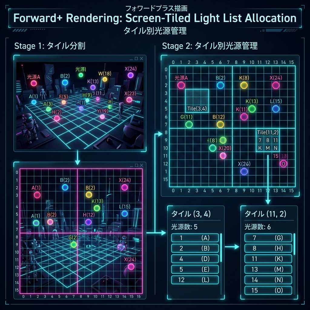 Forward+ Rendering (フォワードプラス・レンダリング)