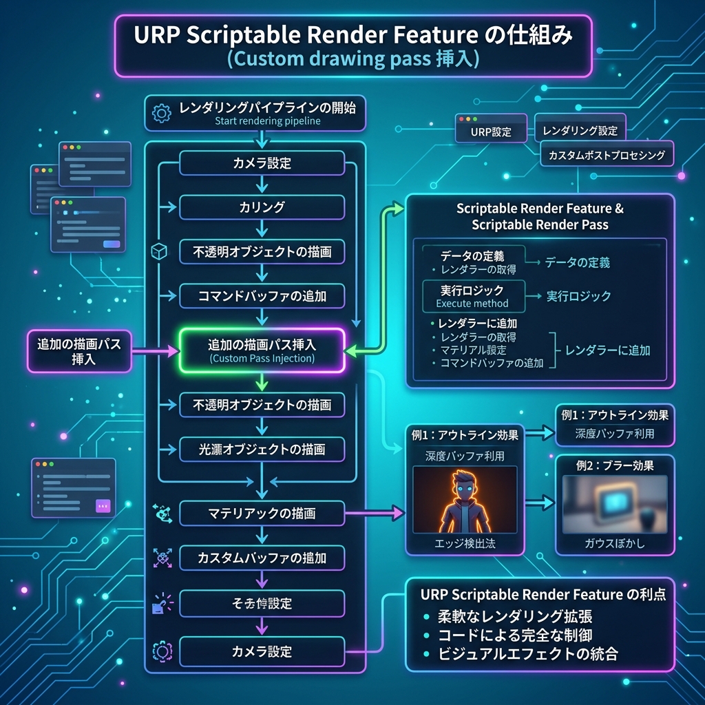 Bloom (ブルーム / 漏れ光) concept infographic diagram
