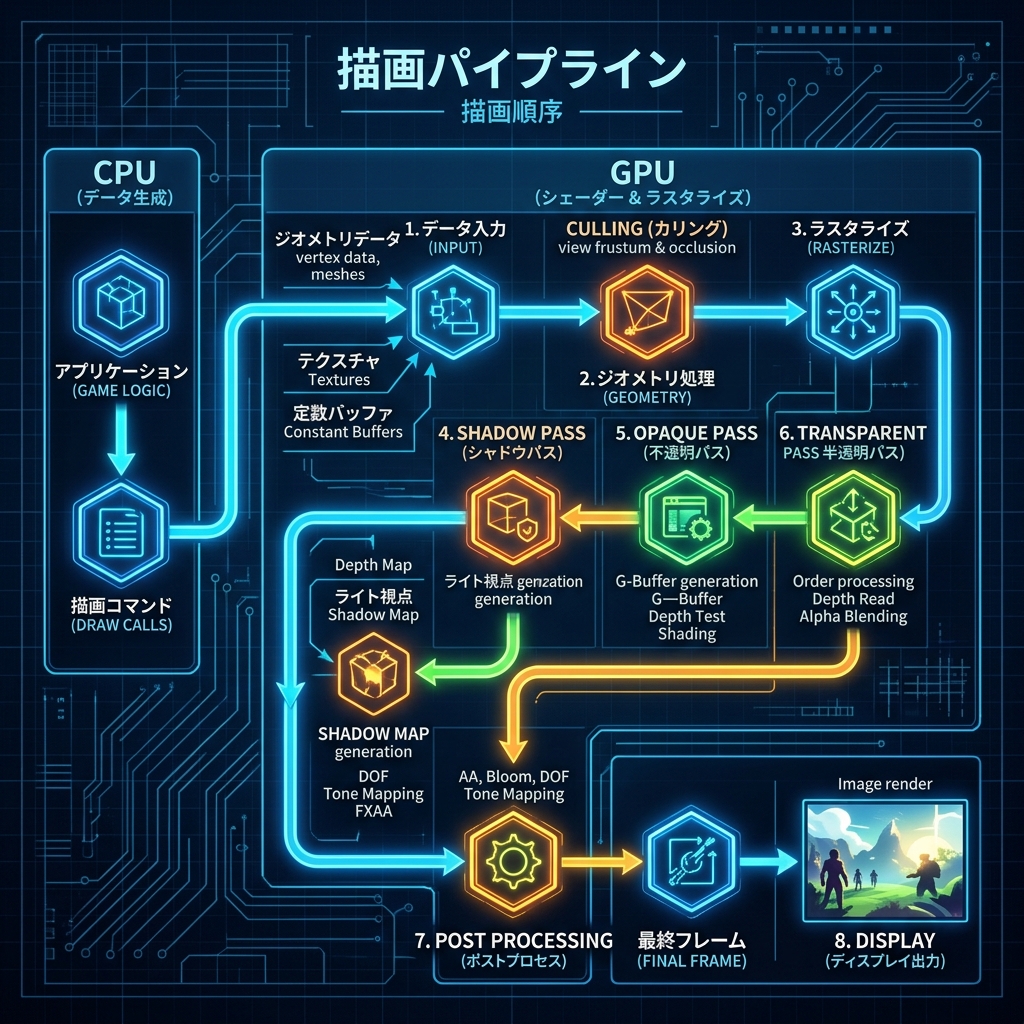 Render Pipeline (レンダーパイプライン)