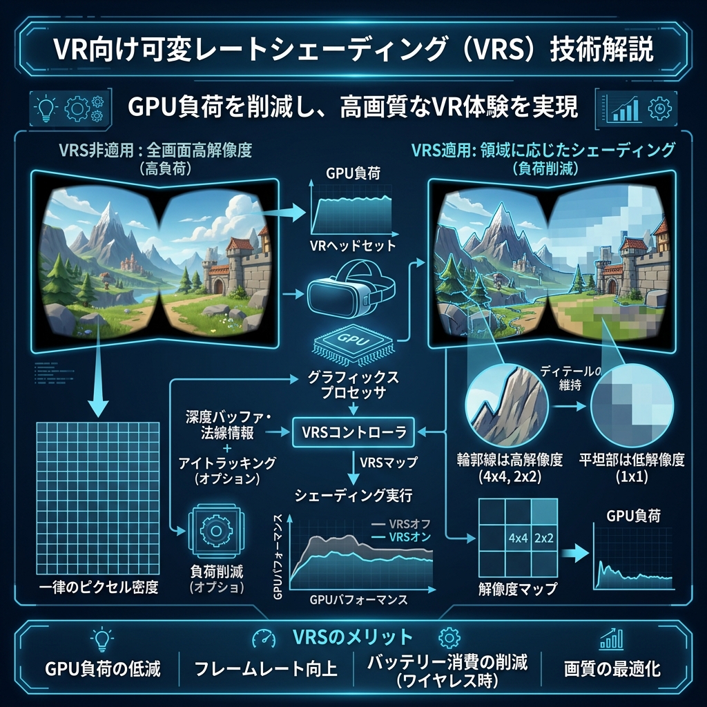Multi-Sample Anti-Aliasing (MSAA / マルチサンプルアンチエイリアス) concept infographic diagram