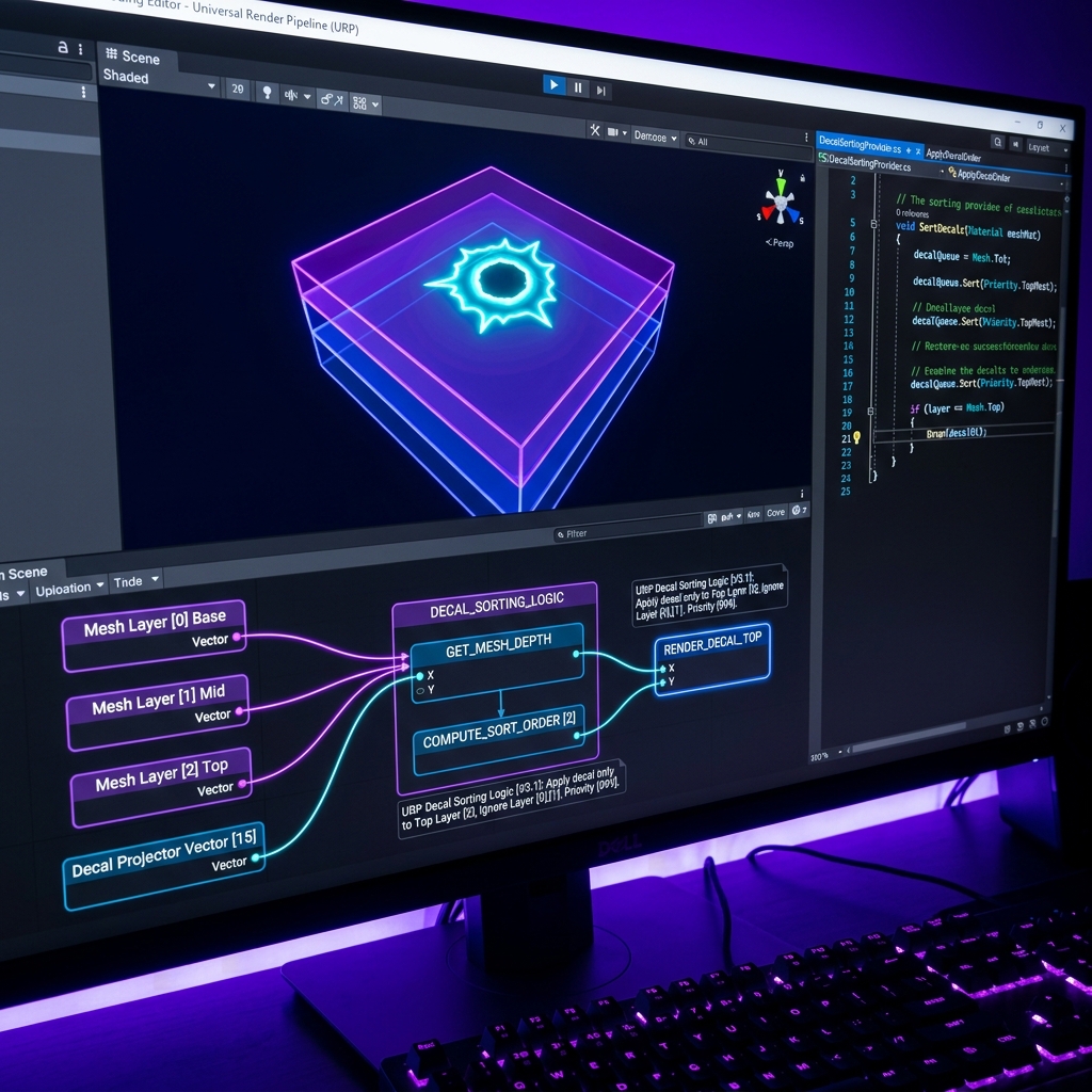 Unity URPのDecal（デカール）が特定のオブジェクトに投影されない時の対処法