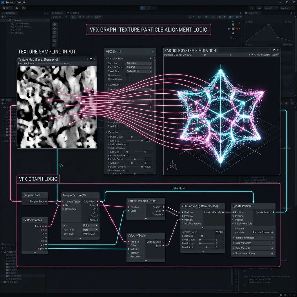 VFX GraphでC#から動的にテクスチャを渡してサンプリングした際、パーティクルが消える・解釈がおかしくなるバグ